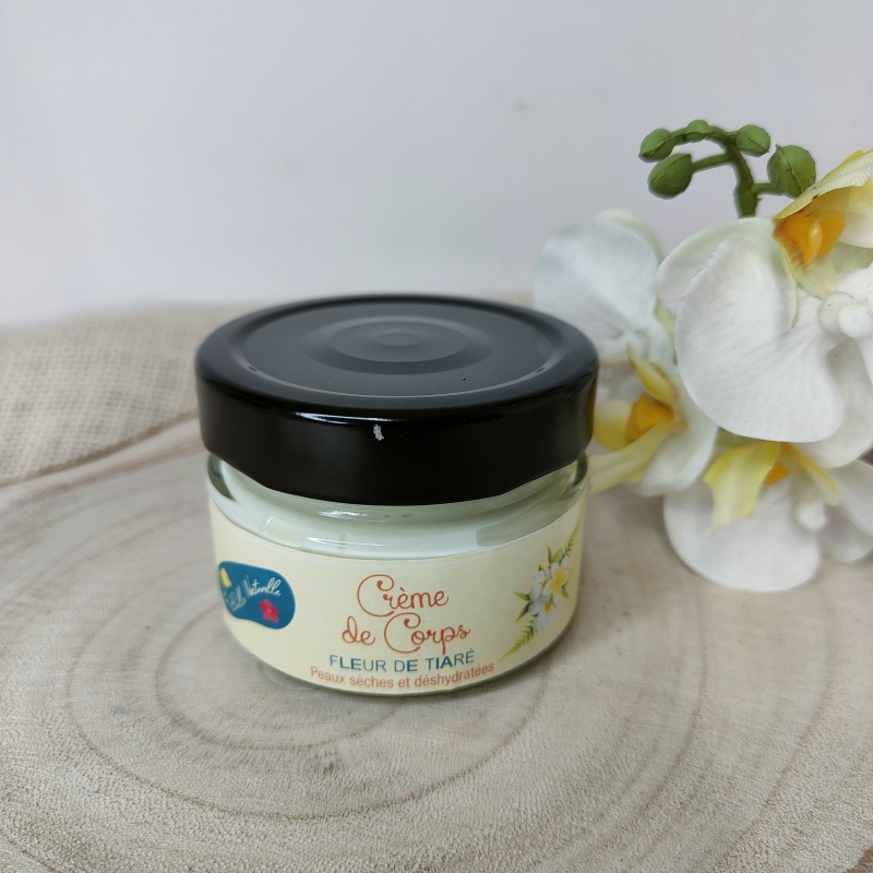 Crème de corps naturelle parfumé à la fleur de Tiaré